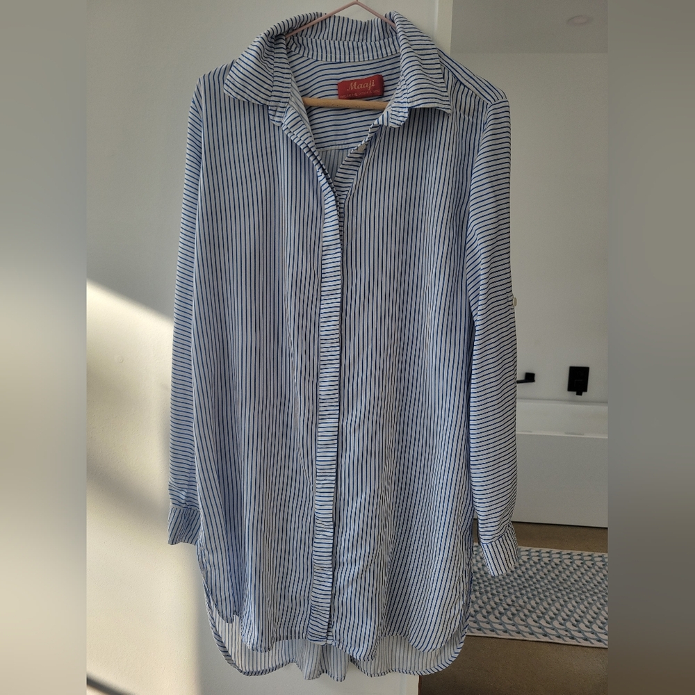 Maaji button-down swim cover up